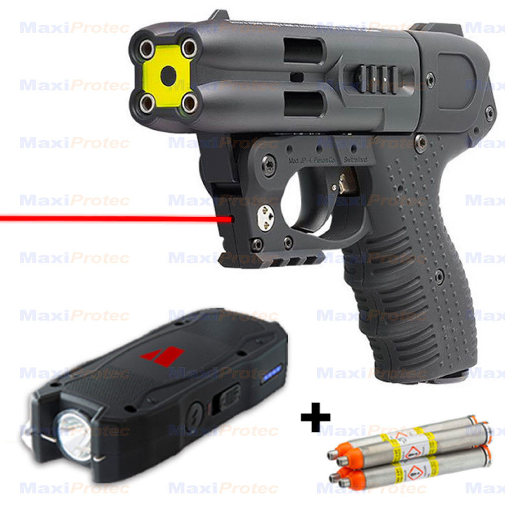 Pistolet de défense Piexon JPX4 avec visée laser pro