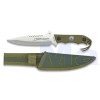 Couteau de survie Horizon avec boussole lame 13.2 cm vert