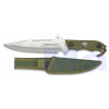 Couteau de survie Horizon avec boussole lame 18 cm vert