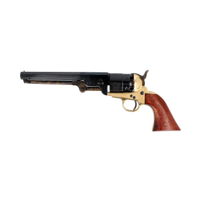 Revolver poudre noire Pietta 1851 Navy Laiton Cal 44 Gravure Laser (REBTI44)