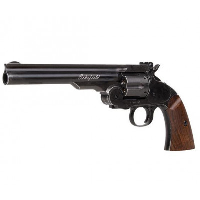 Revolver à plombs 6" ASG Schofield noir vieilli 4.5 mm