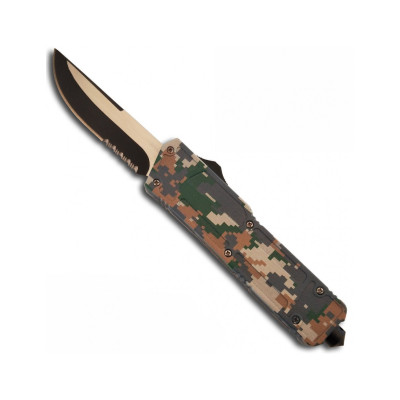 Couteau à lame rétractable camouflage