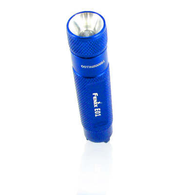 Lampe E01 Fenix bleue
