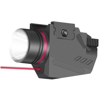 Lampe Laser LED 150 Lumens 2 en 1 longue portée noir