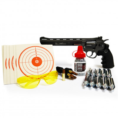 Kit Revolver Dan Wesson Noir "8" cal. 4.5 mm
