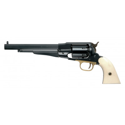 Revolver poudre noire PIETTA Remington New Army 1858 acier crosse ivoirine .44 (RGAI44)