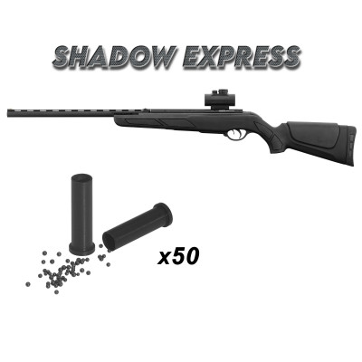 Carabine Shadow Express point rouge cal. 5.5mm 19.9 joules + 50 plombs Viper