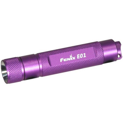 Lampe de poche Fenix E01 violette