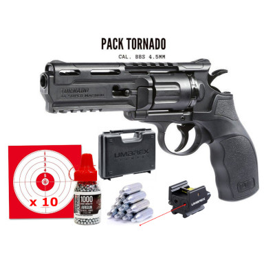Pack complet Revolver UX Tornado BB 4.5mm (2.5 joules)