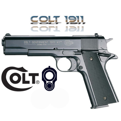 Pistolet Colt Government 1911 A1 Noir cal. 9mm UMAREX