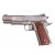 Pistolet Colt Rail Gun NBB CO2 Airsoft culasse metal Stainless 6mm 1J 