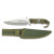 Couteau de survie Horizon avec boussole lame 13.2 cm vert