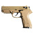 Pistolet de défense BRUNI P4 tan cal. 9mm PAK blanc/gaz
