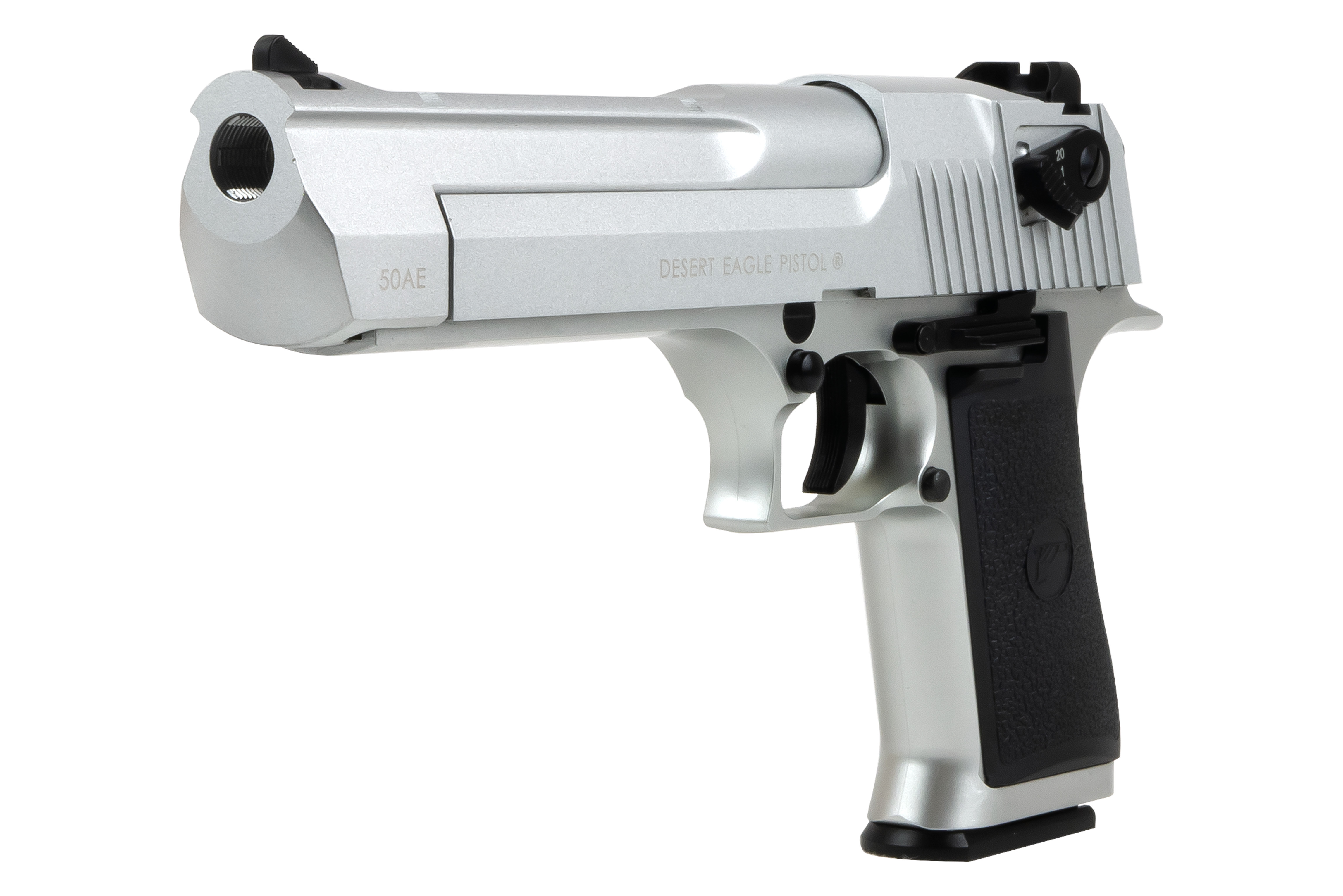 Pistolet Desert Eagle 50AE Airsoft Blowback Semi et Full Auto CO2 6mm 1.5j  Dual Tone