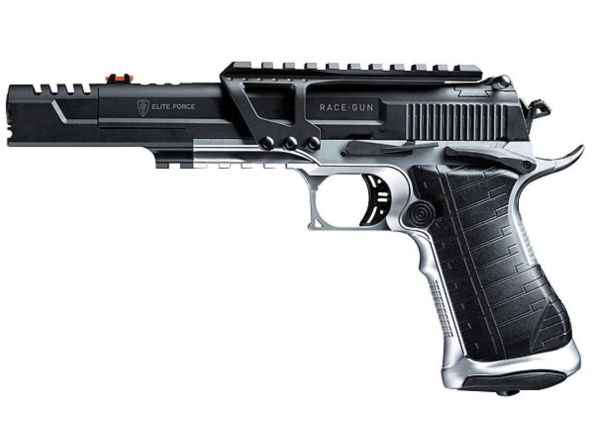 Pistolet à bille 6mm puissant, à co2 ou air comprimé, pour airsoft (modèle  full metal, avec silencieux, culasse mobile).