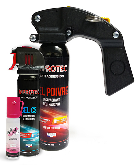 AEROSOL GEL POIVRE ANTI-AGRESSION FORCE LE PROTECTEUR 300 ML