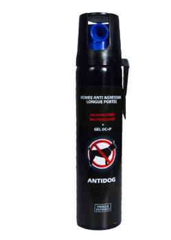 Aérosol anti-agression / Bombe lacrymogène 75ml - Gel poivre