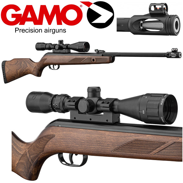 Carabine gamo Hunter 440 AS cal 4.5mm avec lunette 3-9 x 40 WR 19,9 joules  + munitions - Carabine a air comprime - Carabine à plomb - Tir de loisir