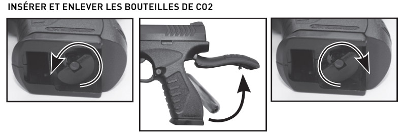 Pistolet à billes d'acier XBG noir de Umarex - Armurerie Respect