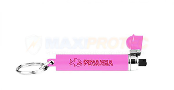 Porte clé de defense Piranha noir - Arme de defense LadyGunShop