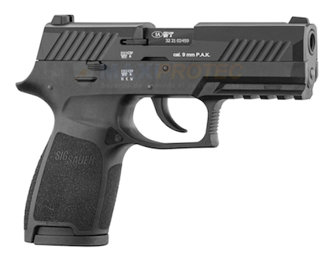 SIG SAUER P320 Black avec cartouches