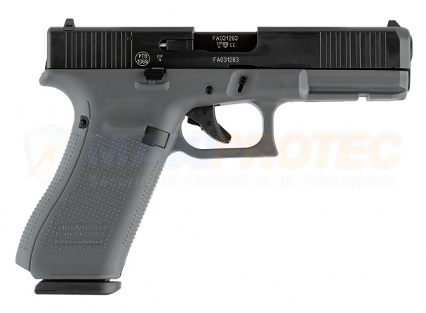 Pistolet Glock 17 Gen5 Tungsten Grey Vue Arrière