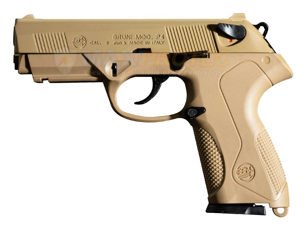 BRUNI P4 tan 9mm - Vue Latérale