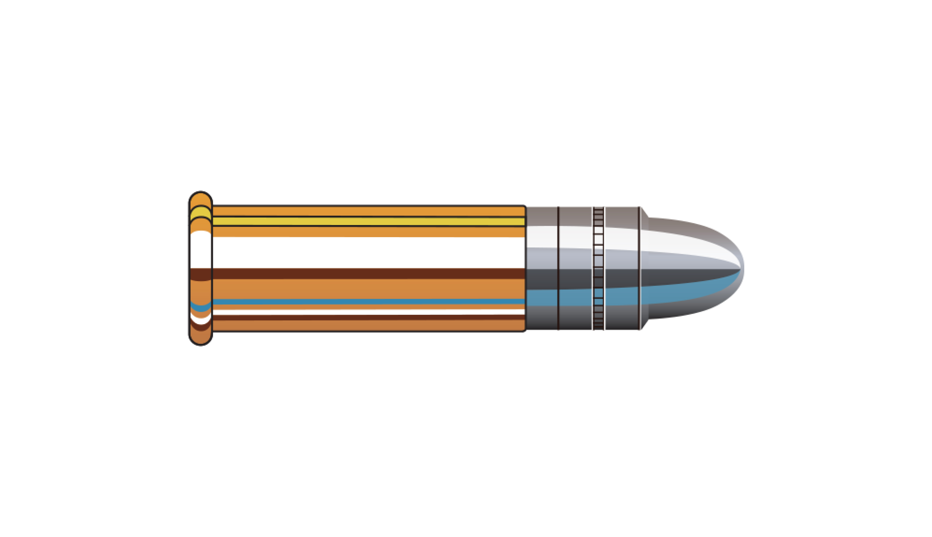 Détail de la cartouche Hornady .22LR