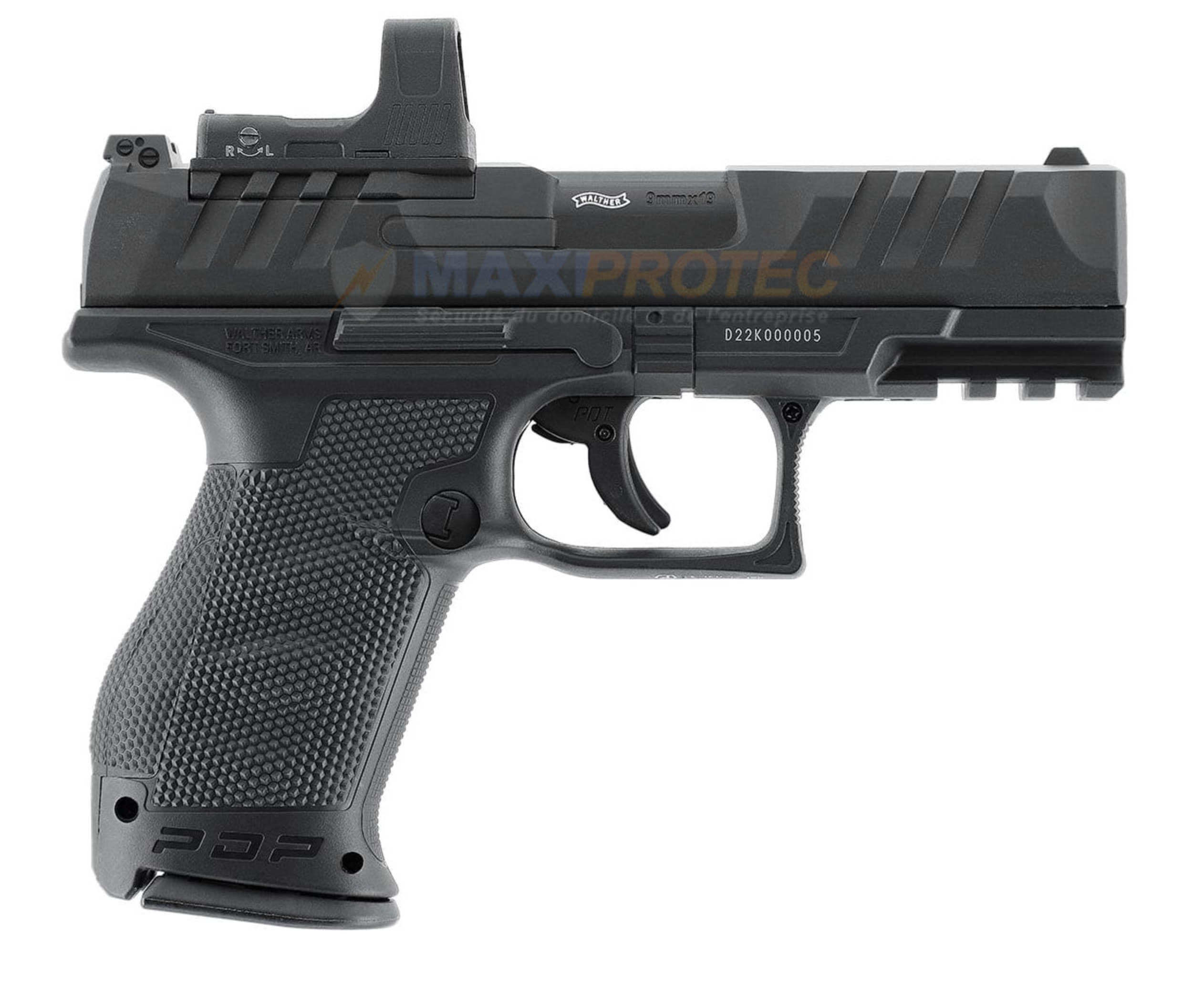 Détail culasse métal Walther PDP