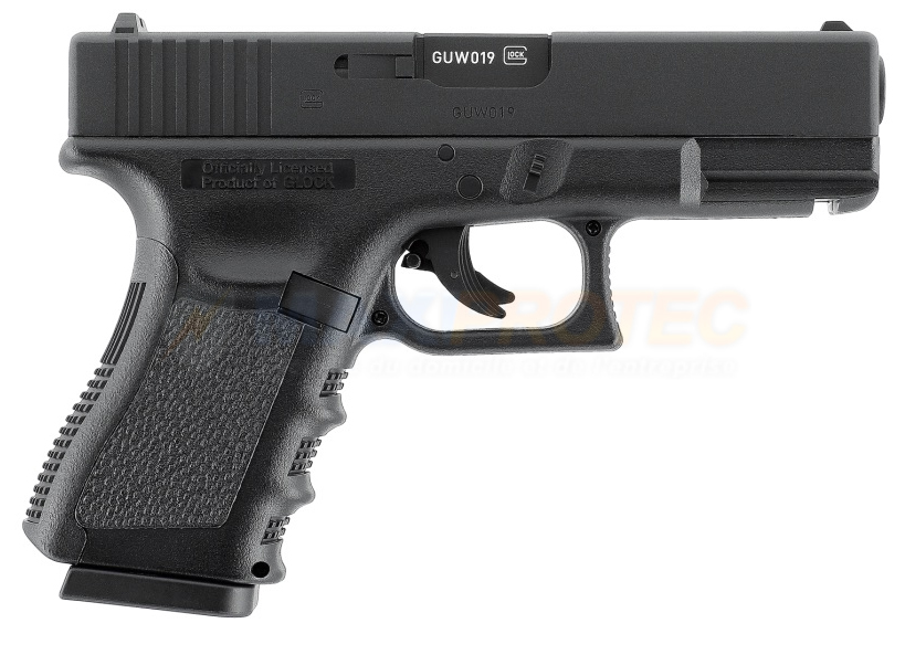 Glock 19 pistolet d'airsoft BB cal. 6mm C02 2 joules - Pistolet à bille -  Tir de loisir