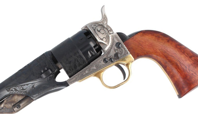 Barillet du Revolver Army Acier Deluxe