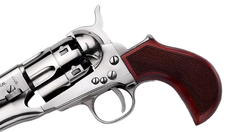 Barillet du Revolver 1862 Pocket Police Old Silver