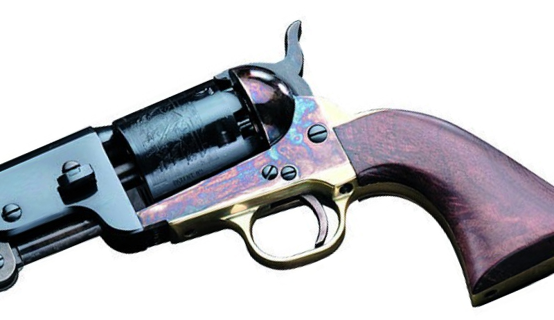 Barillet du Revolver Navy Yank Gravé