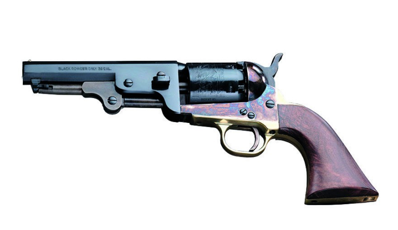 Revolver Navy Yank Acier Gravé