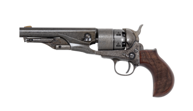 Revolver 1862 Police Model Gold Rush Begins