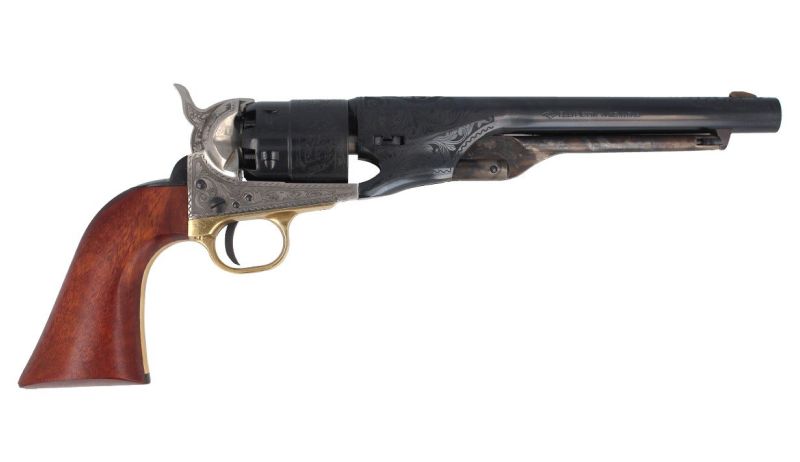 Gravures du Revolver Army Acier Deluxe