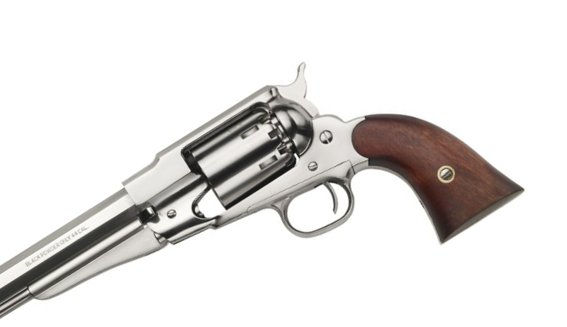 Crosse du Revolver 1858 RM Laiton Nickelé