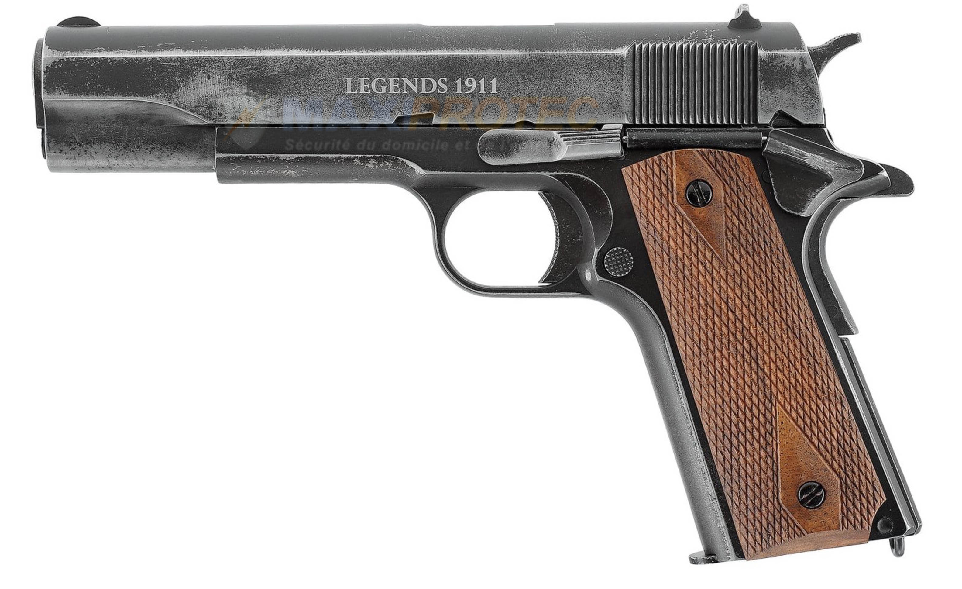 Pistolet Legends 1911 en finition antique