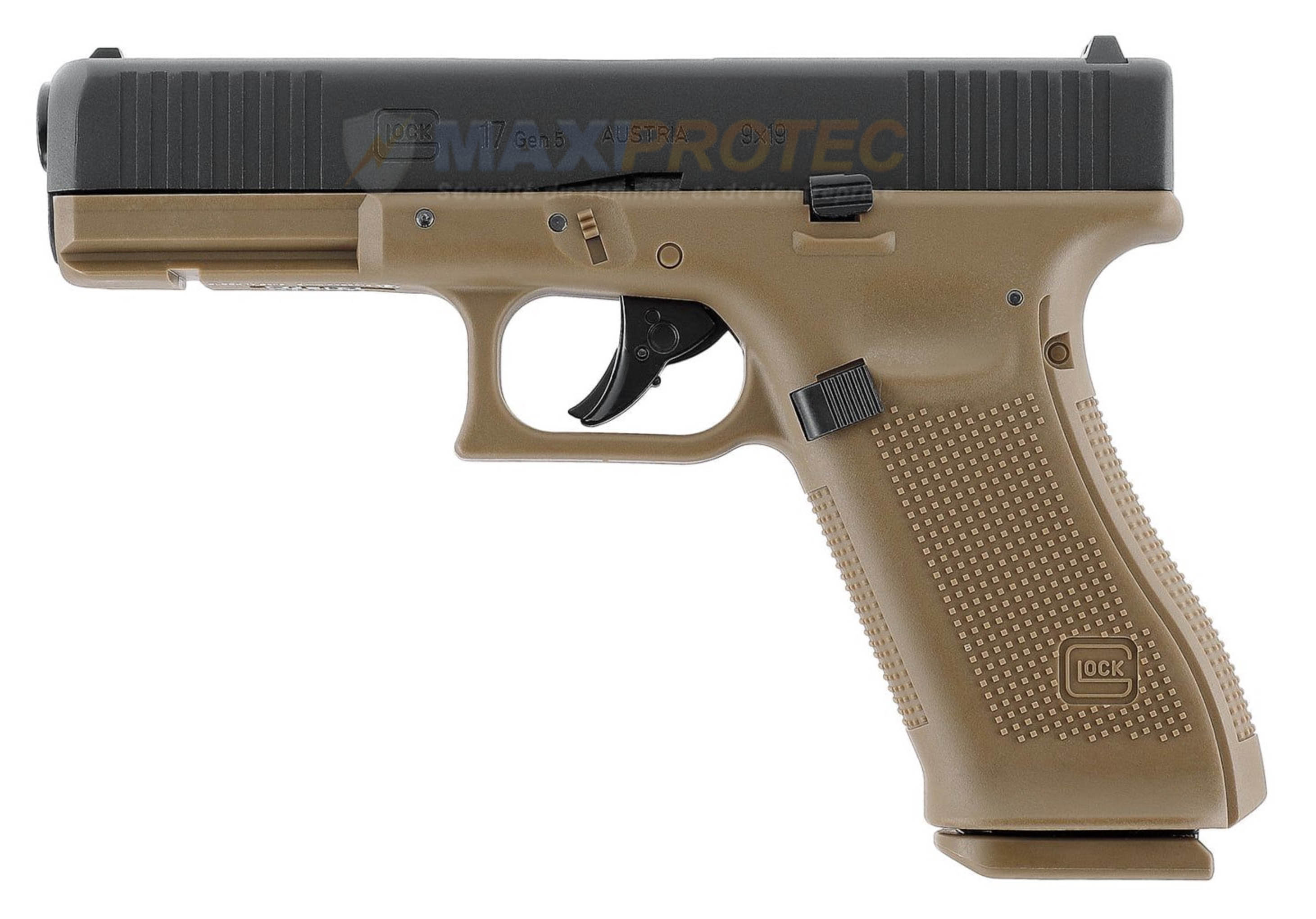 Glock 17 Gen5 en finition Black Coyote