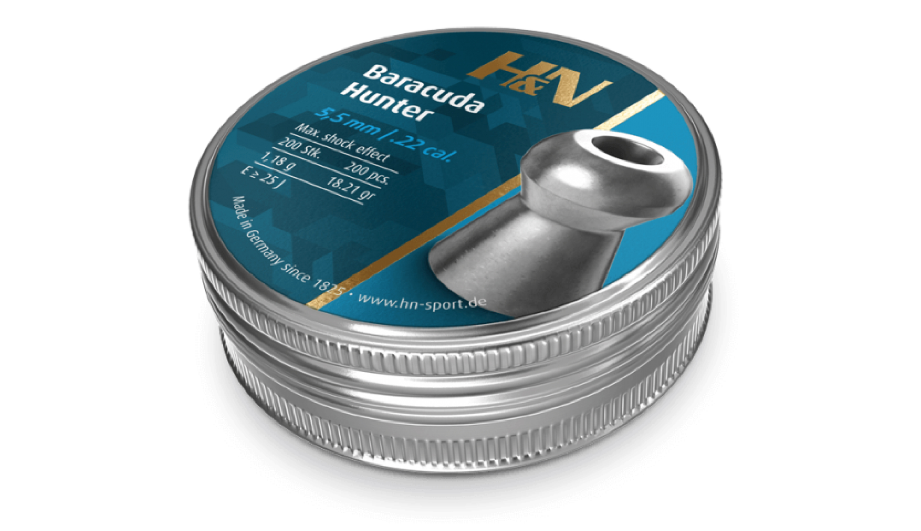 Boîte de plombs Baracuda calibre 5.5 mm