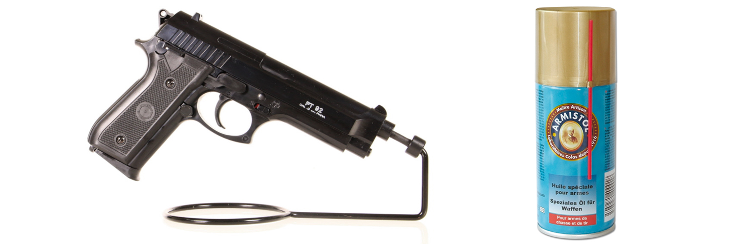 Pistolet à billes PT92 Cybergun SPRING culasse métal 6mm - 12BB - 0.6 joule